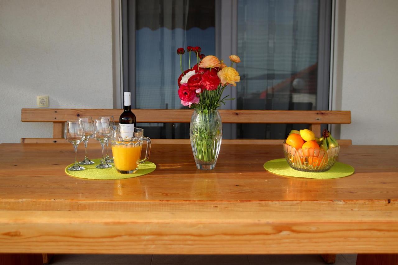 Apartman Slavko Seget Vranjica Esterno foto