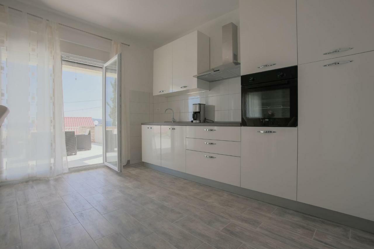 Apartman Slavko Seget Vranjica Esterno foto